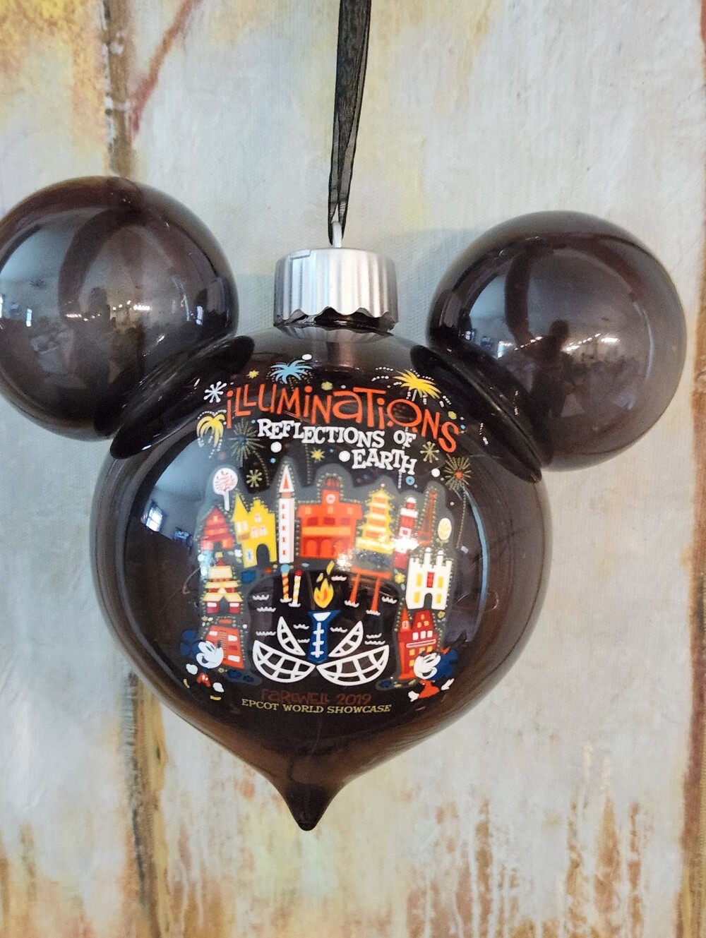 Disney Epcot Illuminations Farewell 2019 Ornament Mickey Ears - Picture 7 of 9
